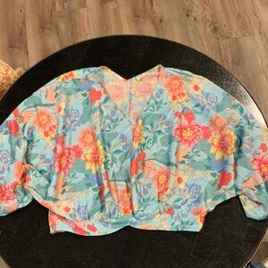 Umgee Floral Top - Multicolor Small
